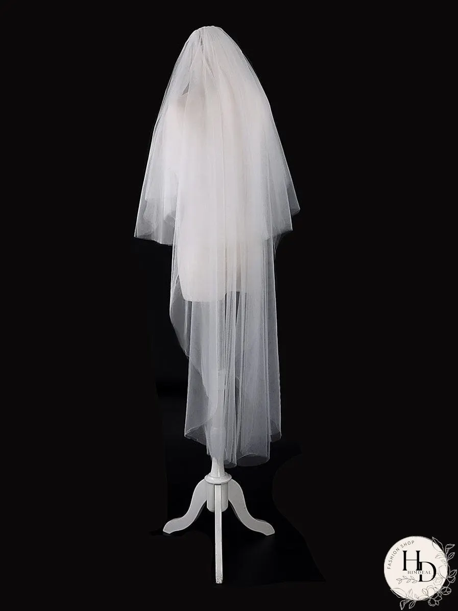 Sophisticated Bridal Mesh Veil