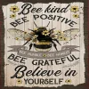 Bee Kind-11CT Stamped Cross Stitch 40*60cm (Big Size)