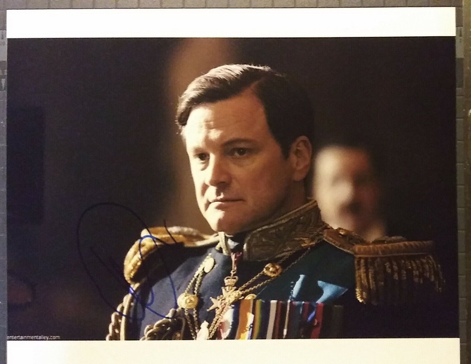 Colin Firth signed 8x10