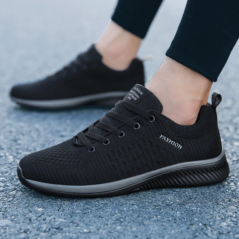 Qengg Mesh Women Casual Shoes Lace-up Men Shoes Lightweight Plus Size Breathable Walking Sneakers Tenis Feminino Zapatos Flat