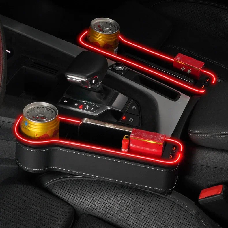 Car Seat Gap Storage Box with Charging