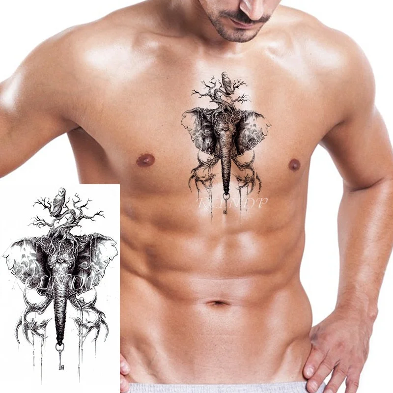 Waterproof Temporary Tattoo Sticker dragons China totem tatto stickers flash tatoo fake tattoos for men women