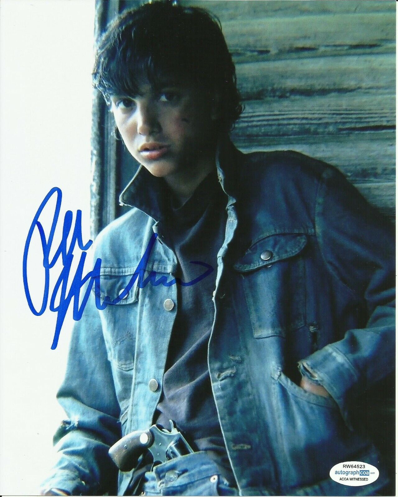 RALPH MACCHIO SIGNED THE OUTSIDERS Photo Poster painting UACC REG 242 (1) ALSO ACOA CERTIFIED