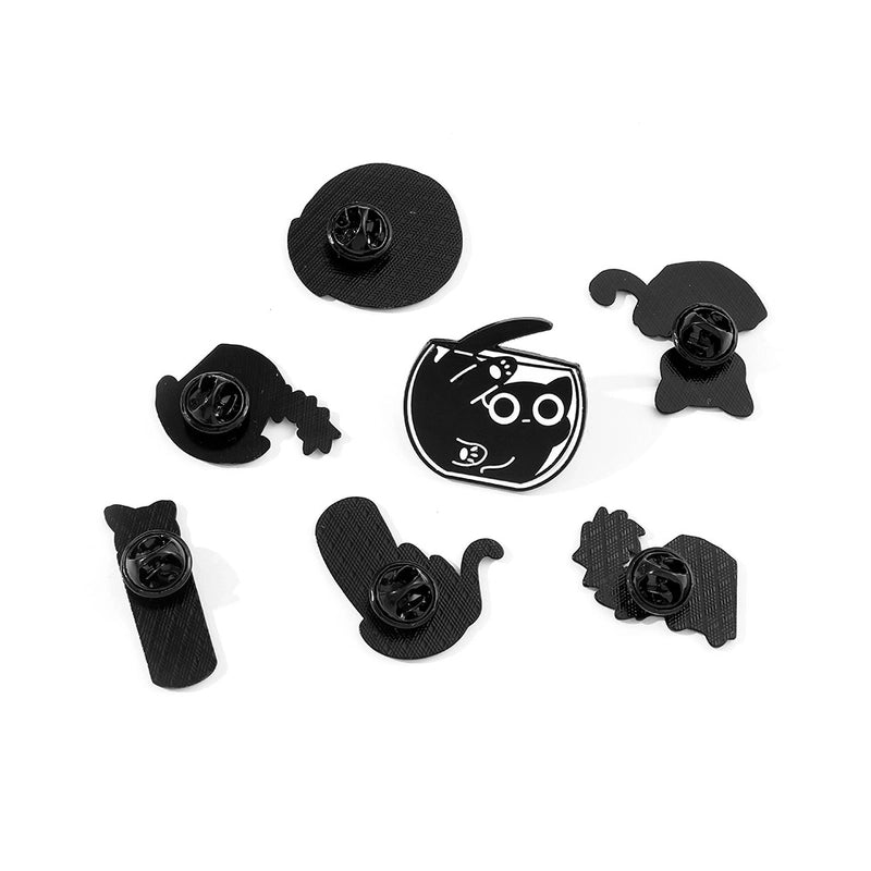 Cute Pin Cat Alloy Enamel Unisex Brooches