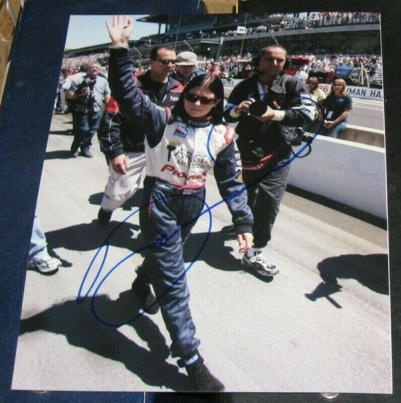 Danica Patrick Indy Car Nascar Racing SIGNED 8x10 Photo Poster painting Rahal Letterman Racing