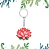 Bead Embroiderys - Lotus Beaded Counted Cross Stitch Ornament Kit for Adults Beginners