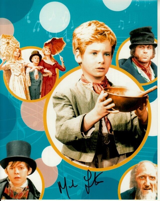 MARK LESTER hand-signed OLIVER 8x10 uacc rd coa TWIST & OTHER MOVIE CHARACTERS