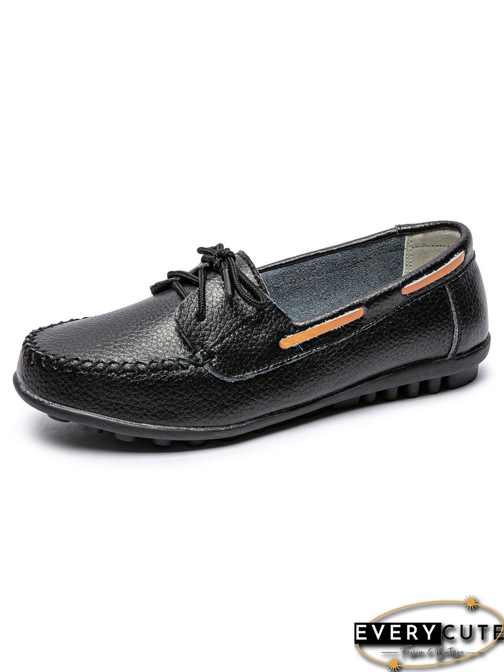 Retro Casual Simple Lace-up Flat Shoes