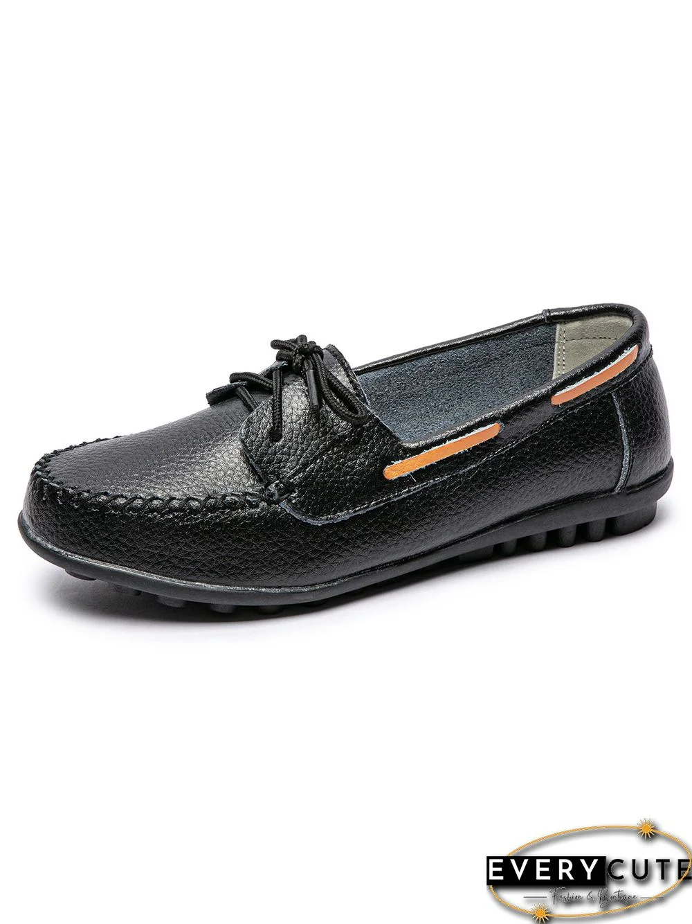 Retro Casual Simple Lace-up Flat Shoes