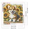 Diamond Painting-DIY Full Round Drill Garden Dog(40*40 CM)
