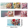 6pcs Diamond Painting Dreamy Heart Greeting Card Kits with Envelopes for Family Friend Gifts