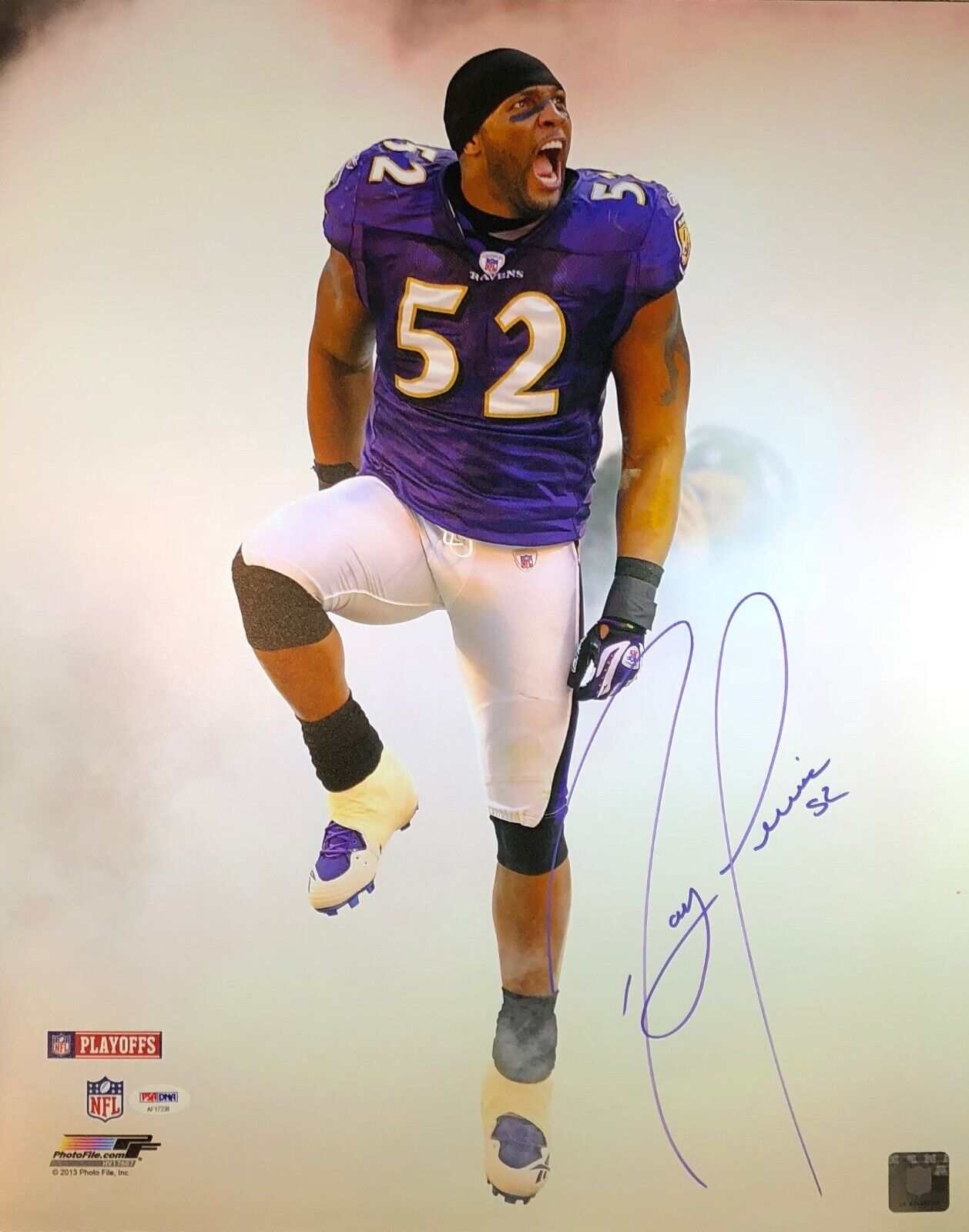Ray Lewis autographed signed 16x20 Photo Poster painting NFL Baltimore Ravens PSA COA Super Bowl