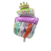 10PCS Large Layers Wedding Birthday Cake Aluminum Film Balloons Kids Party Celebration Decors