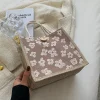 Lovely Flower Decal Tote Shopping Lunch Gift Bag