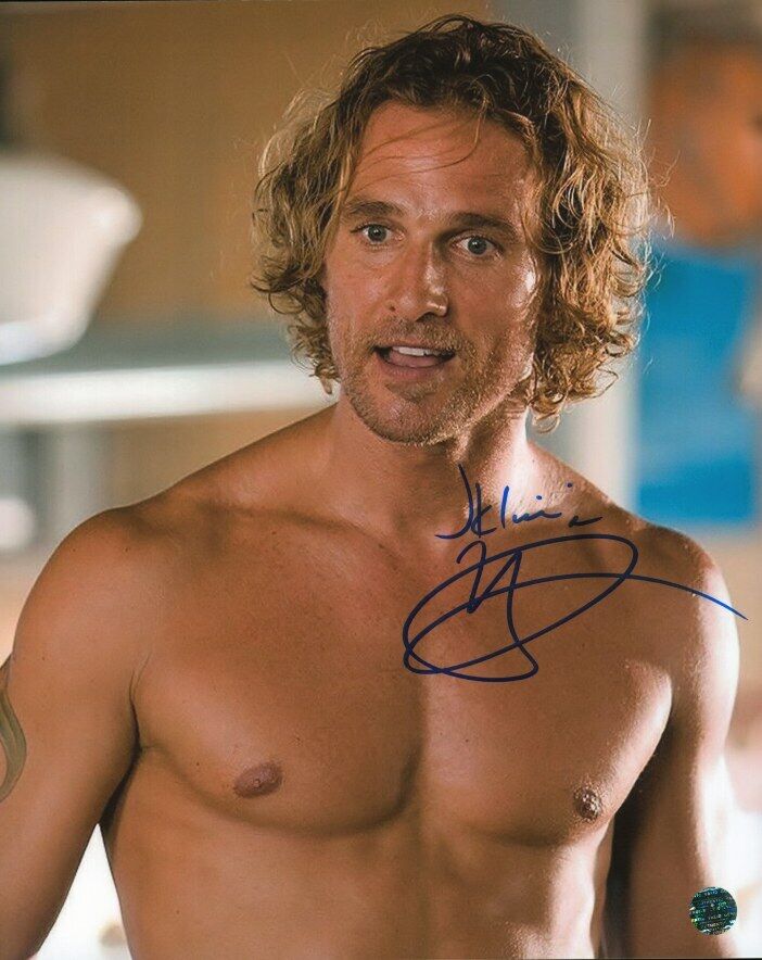 MATTHEW MCCONAUGHEY Autographed Original 8x10 Photo Poster painting LOA TTM