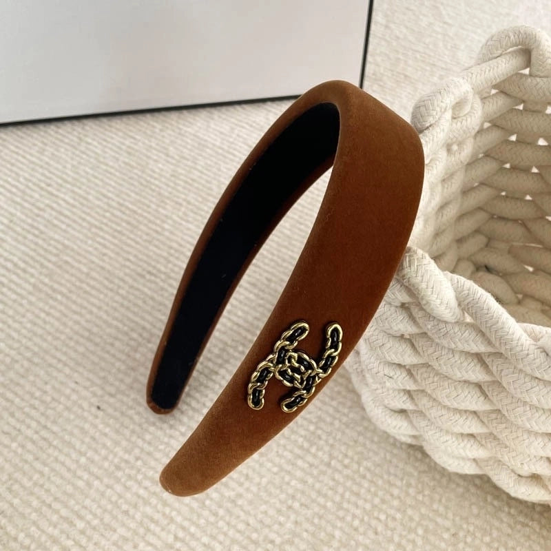 Elegant Retro Solid Color Cloth Hair Band