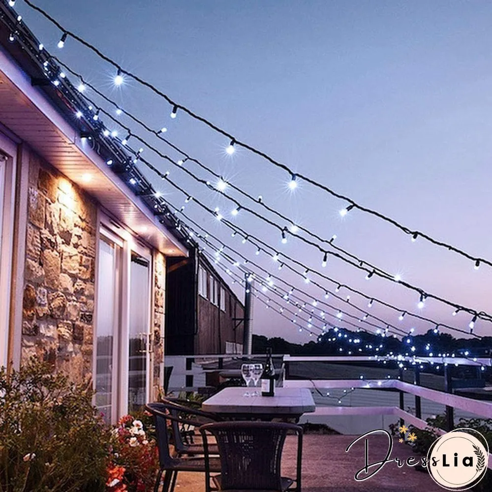 Outdoor Lighting String 200 LED Solar Garden Light Power Lamp Christmas Party for Street