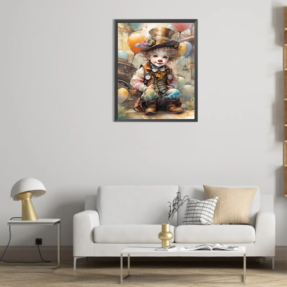 Diamond Painting - Full Square Drill - Clown(Canvas|40*50cm)