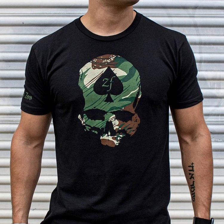 Men's printed casual T-shirt