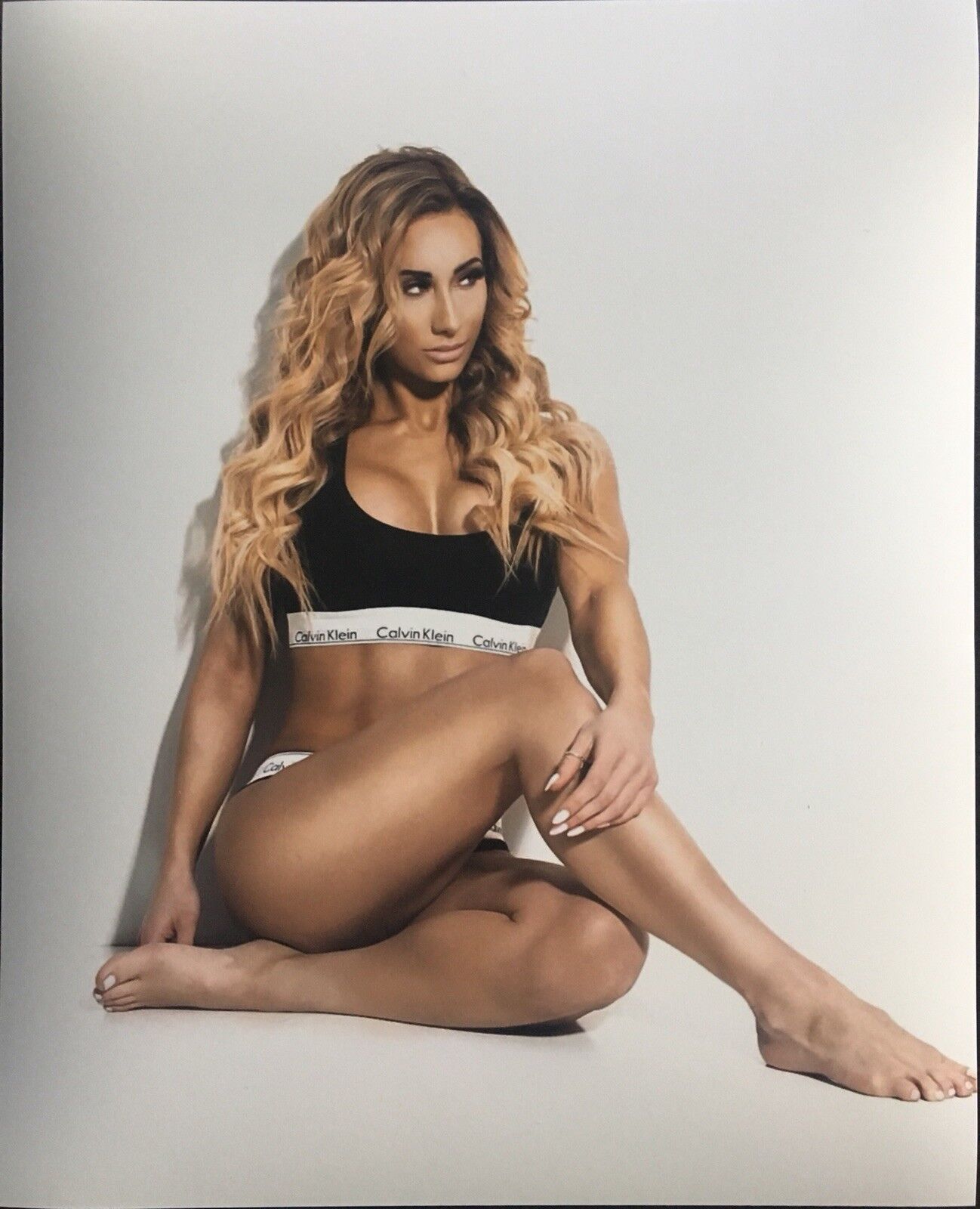 Carmella 8x10 Photo Poster painting Print Sexy Hot Diva BARE FEET WWE NXT WCW ROH NJPW NWO