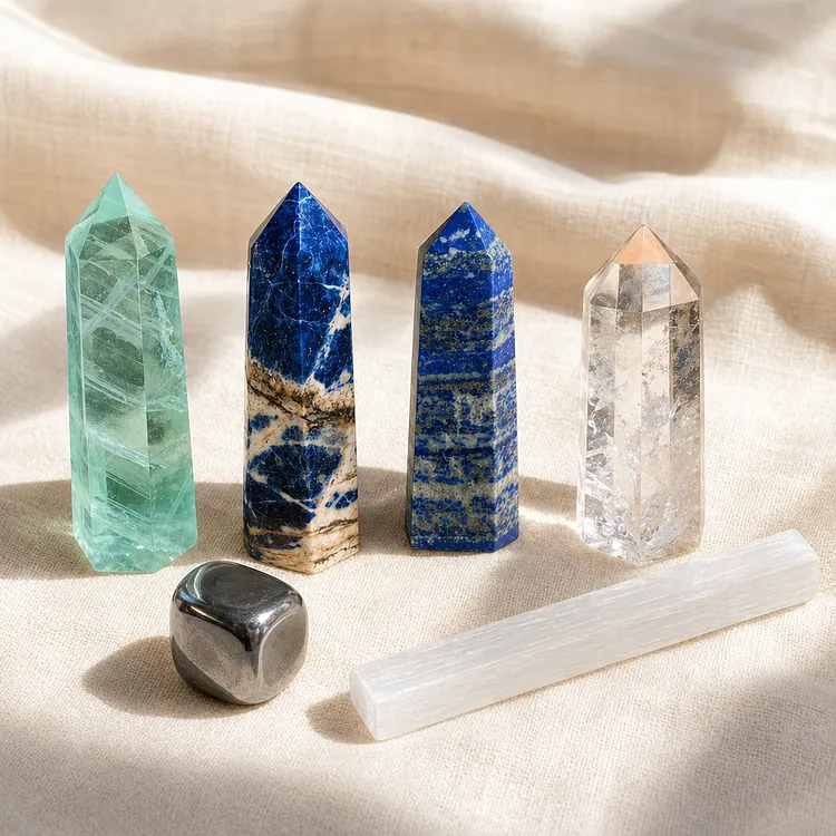37Necklaces Focus Flow Crystal Set