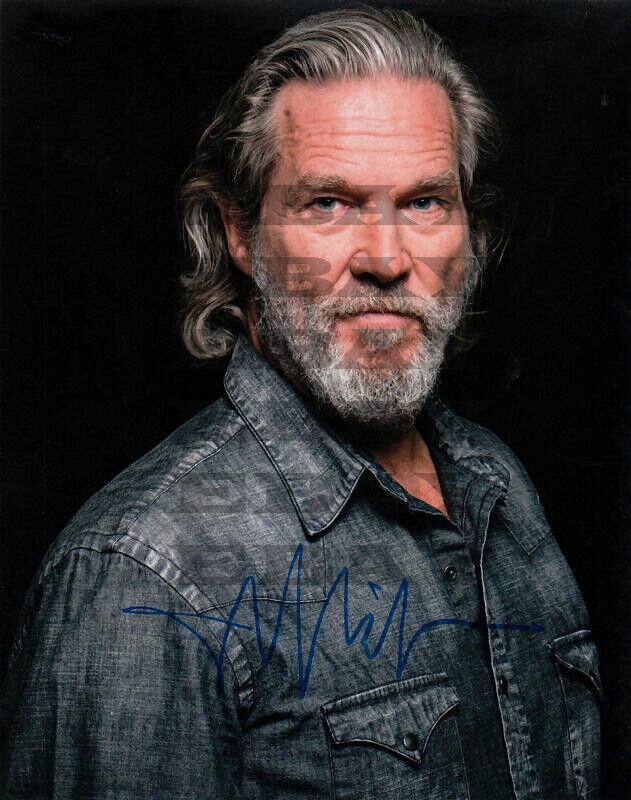 JEFF BRIDGES Autographed Signed 8x10 Photo Poster painting Rep