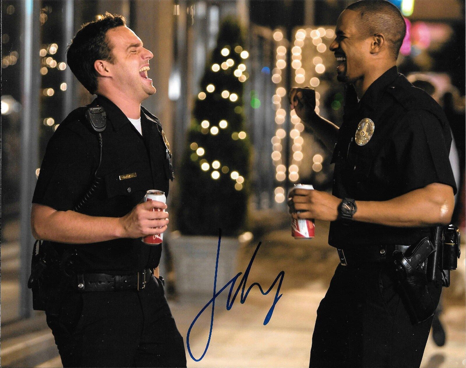 GFA Let's Be Cops * JAKE JOHNSON * Signed 8x10 Photo Poster painting AD1 PROOF COA