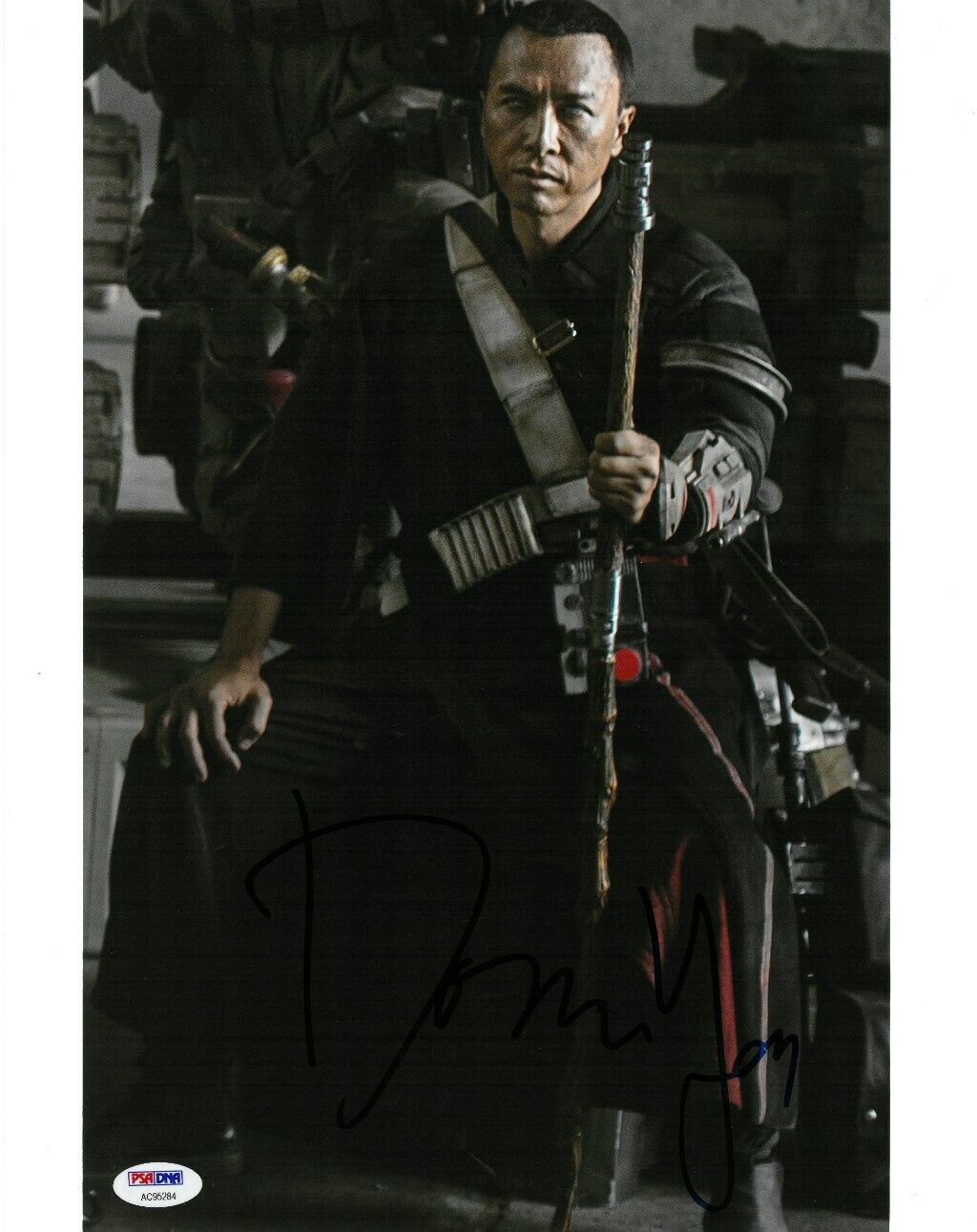 Donnie Yen Signed Star Wars Authentic Autographed 11x14 Photo Poster painting PSA/DNA #AC95284