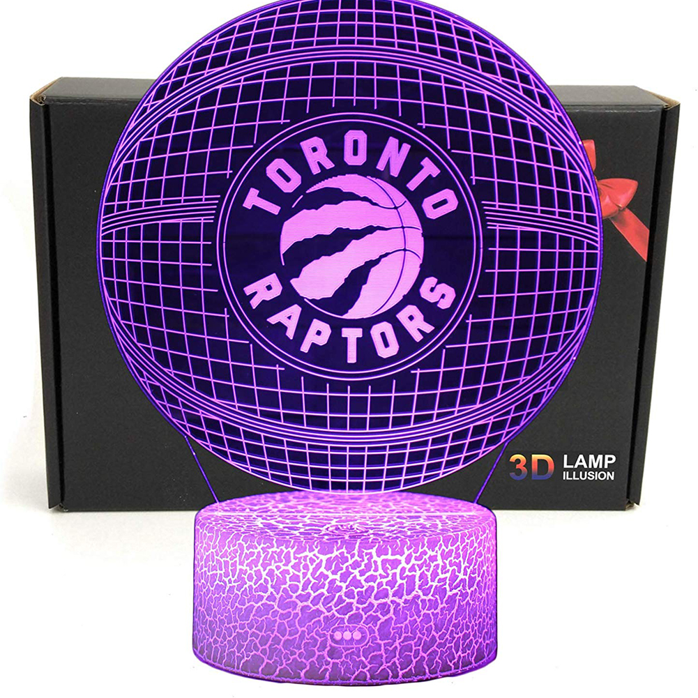 

Cracked LED Basketball Touch Hollow room-3D Night Light, 501 Original