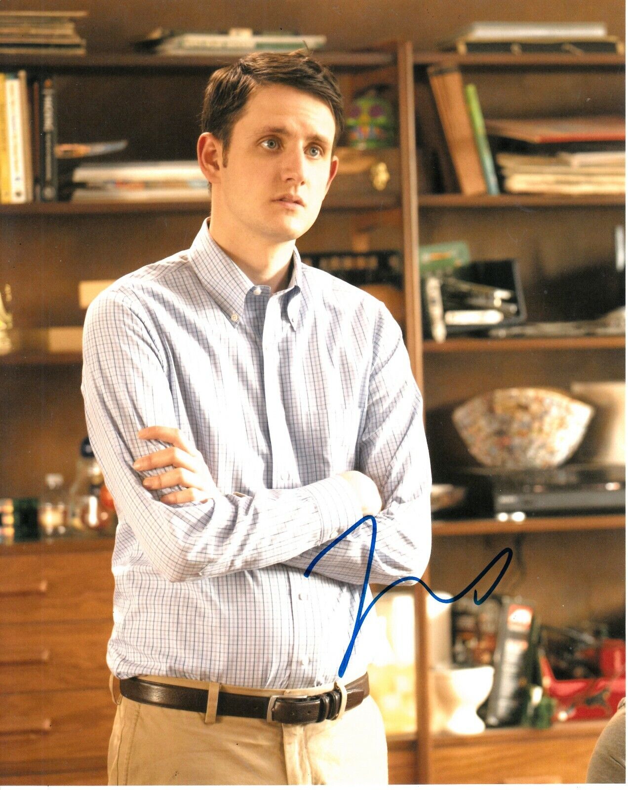 ZACH WOODS SIGNED SILICON VALLEY Photo Poster painting UACC REG 242 (3)