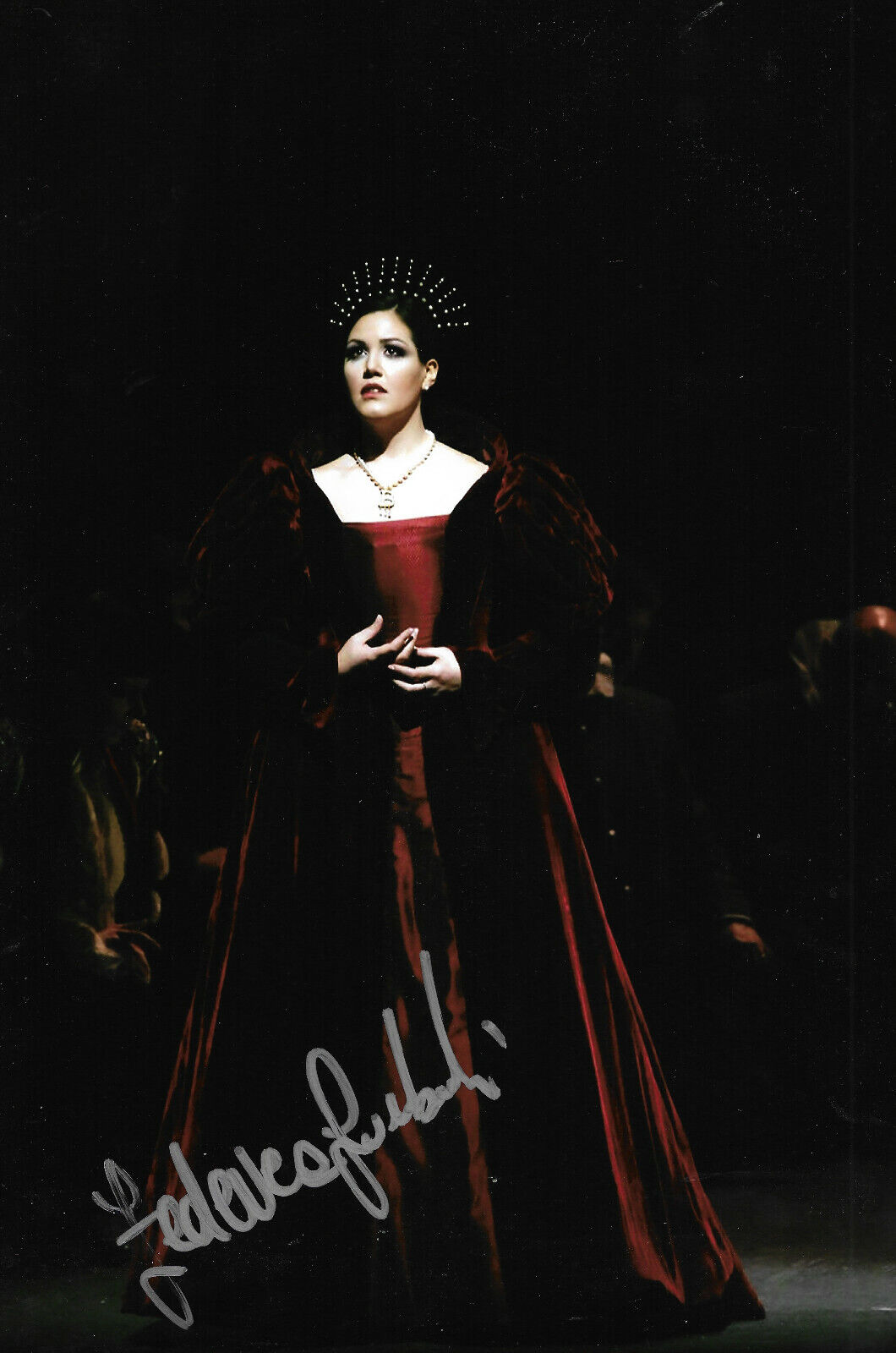 Federica Lombardi Opera signed 8x12 inch Photo Poster painting autograph