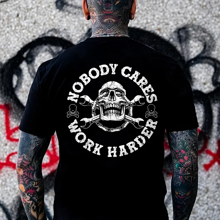 Nobody Cares Work Harder  Monkey T-shirt