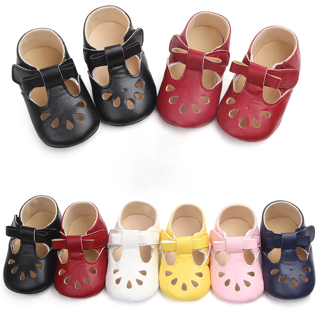 Letclo™ 2021 New Baby Girls Baby Soft Bottom Rubber Non-slip First Walkers Baby Shoes letclo Letclo