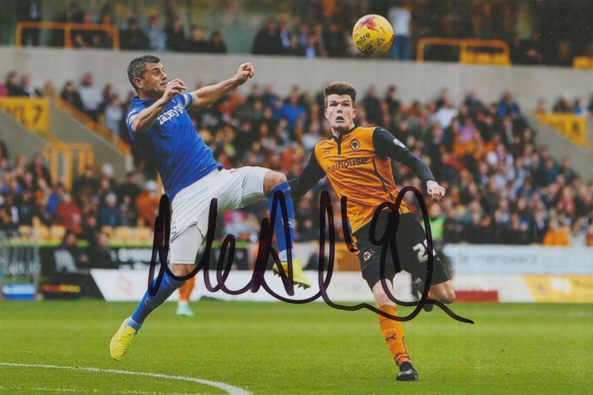 WOLVES HAND SIGNED LIAM MCALINDEN 6X4 Photo Poster painting 1.