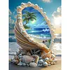 Beach Shells-Full Round Diamond Painting 30*40CM