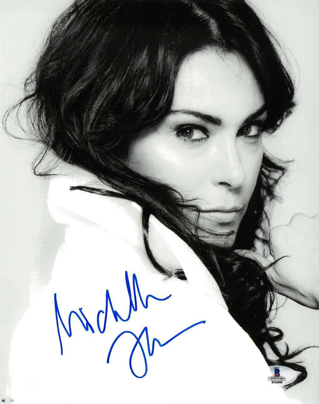 Michelle Forbes Signed Authentic Autographed 8x10 B/W Photo Poster painting BECKETT #B10490