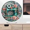 (US Local)Acrylic Special Shape Sewing Machine 5D Diamond Painting Clock Art Craft Kit