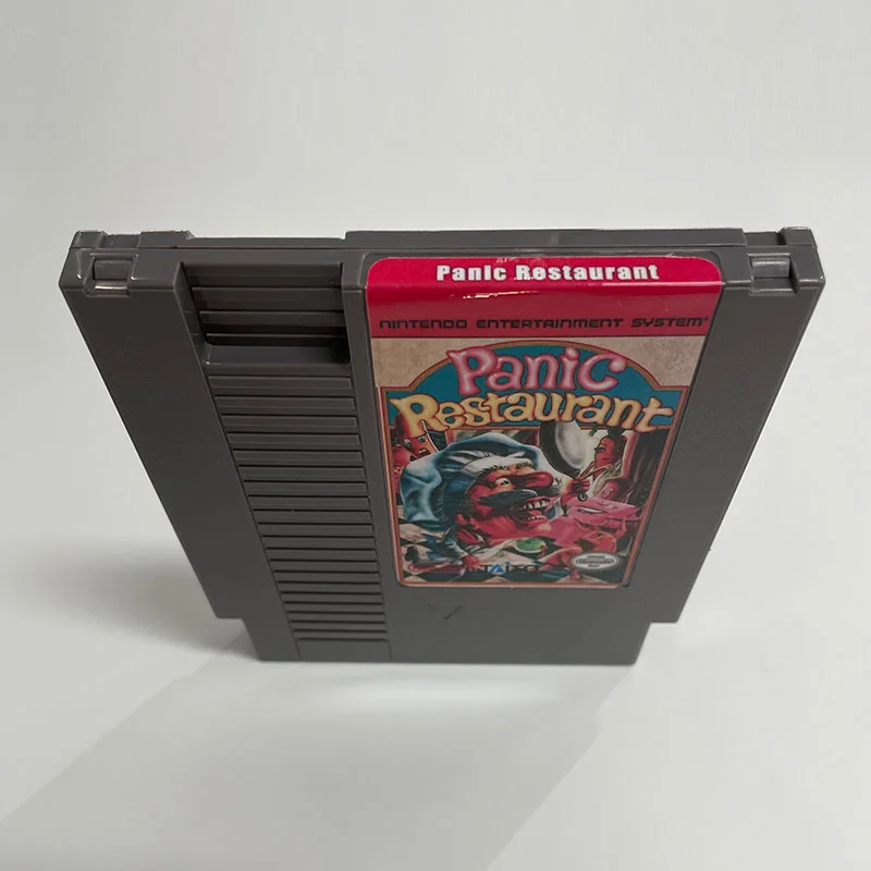 Panic Restaurant For Nintendo NES - 8 Bit Game Cartridge