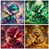 (Multi-Style) Dragon-11CT Stamped Cross Stitch 40*40cm/15.75*15.75in