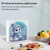 Christmas Acrylic DIY 5D Diamond Art Painting Napkin Holder Set (Polar Bear)