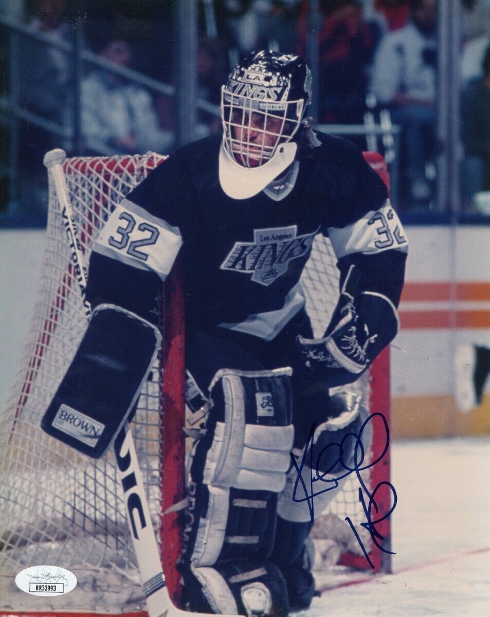 Kelly Hrudey Signed Autographed 8X10 Photo Poster painting Los Angeles Kings JSA RR32993