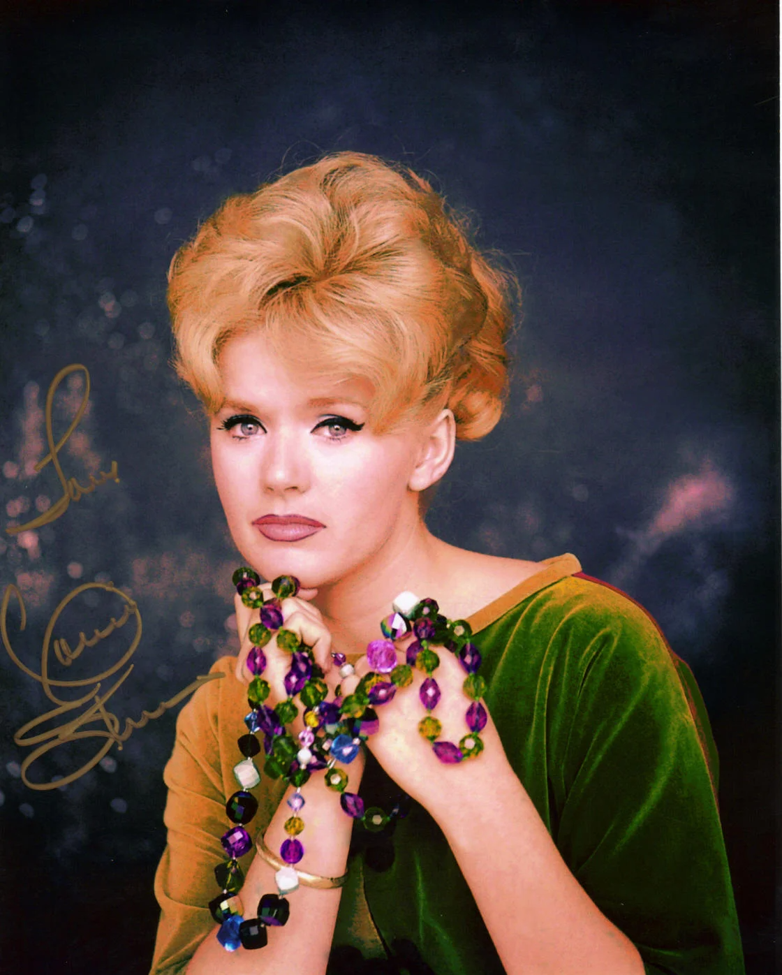 Connie Stevens Original Autographed 8X10 Photo Poster painting #4 signed at Hollywood Show