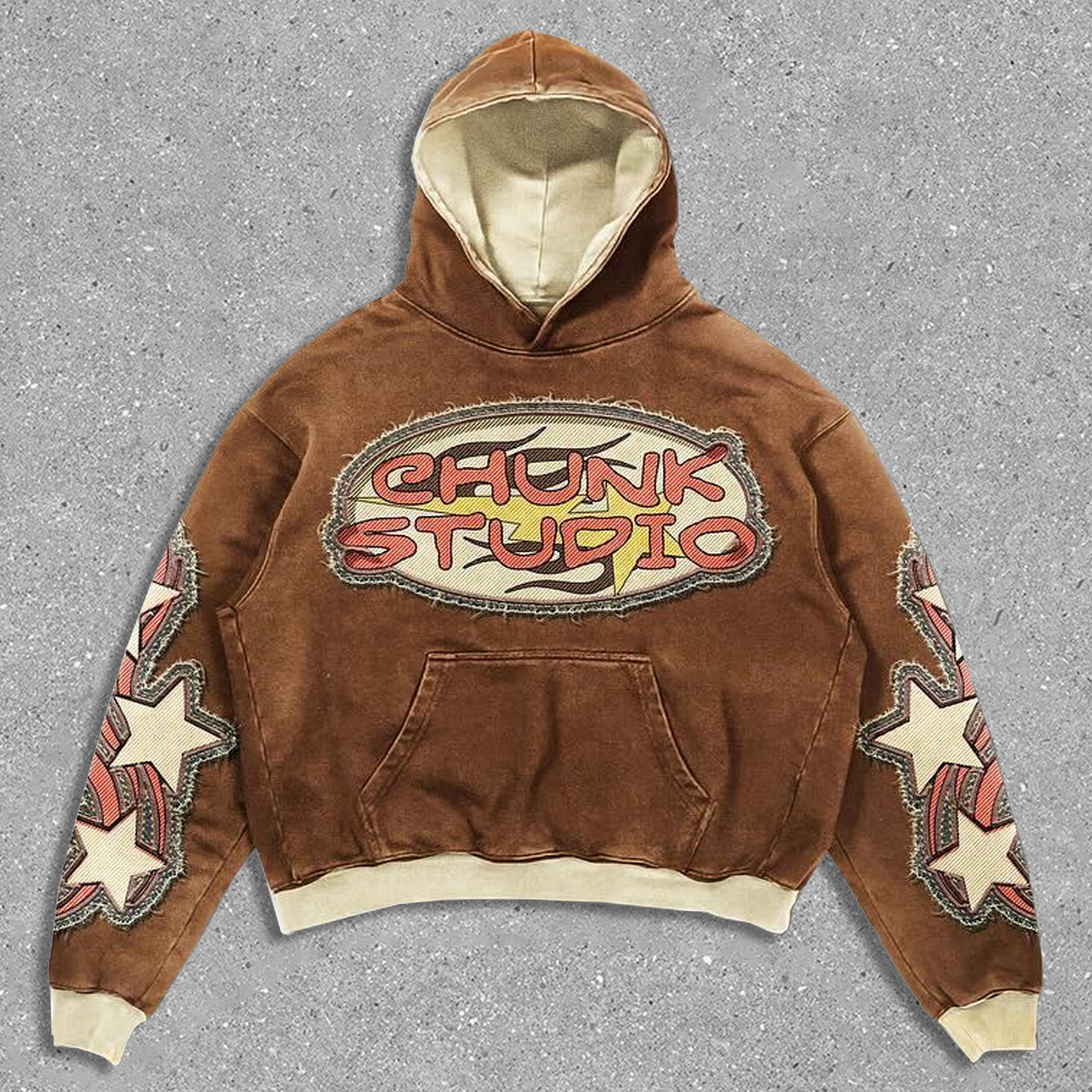 Retro Contrast Hoodie