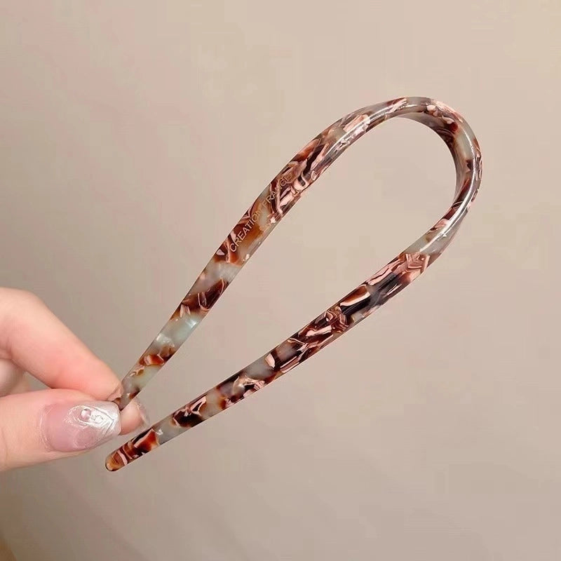 U-shaped Hairpin Women’s High-end Antique Style New Chinese Style Hair Hair Hairpin Headwear Simple Modern Daily Fixed Hairpin