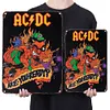 AC/DC - Panneaux en &eacute;tain m&eacute;tallique(20*30cm/30*40cm) - Musique