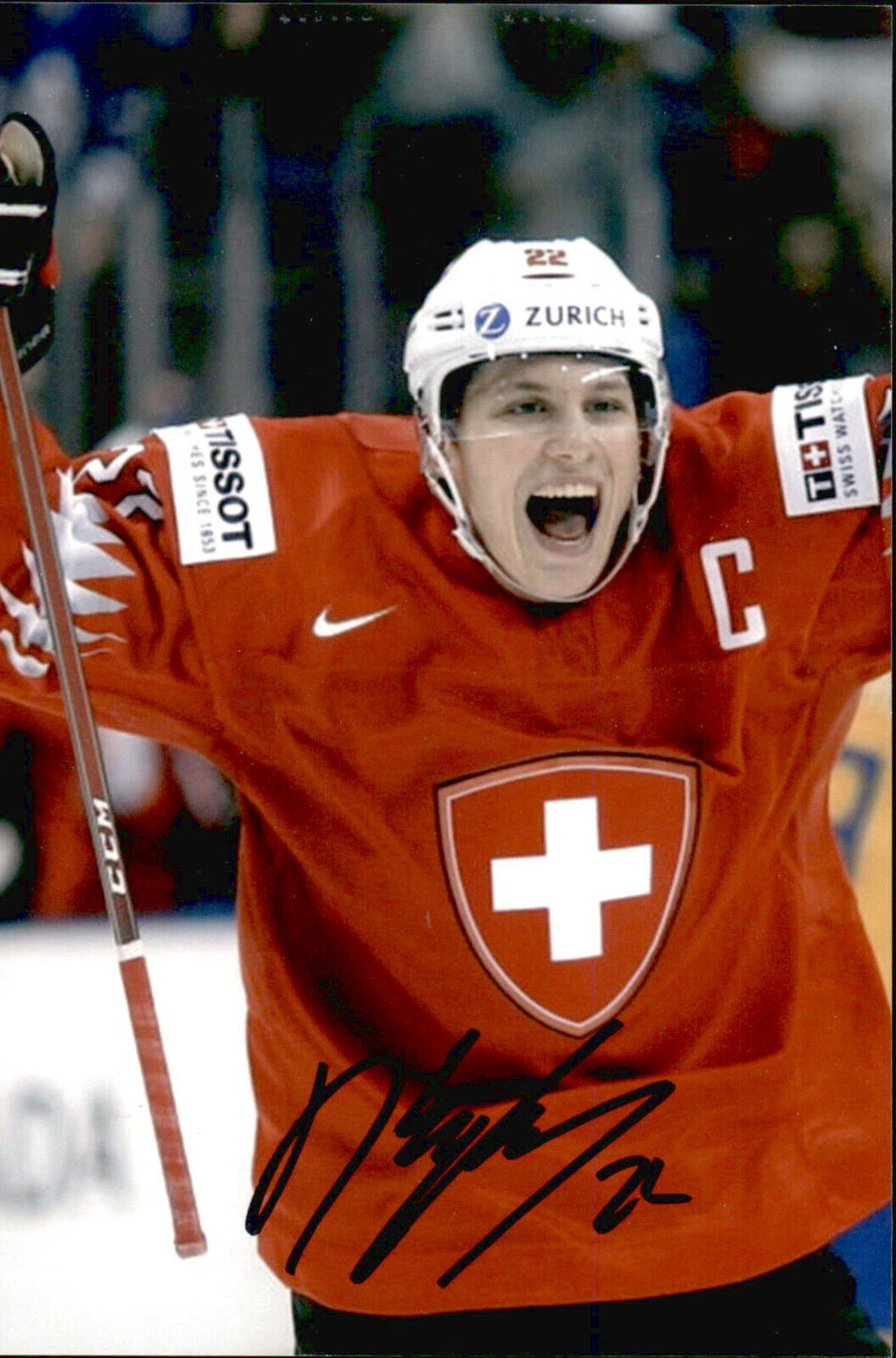 Nando Eggenberger SIGNED autographed 4x6 Photo Poster painting TEAM SWITZERLAND #4