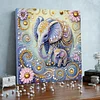 Framed Diamond Painting - Special Shaped - Elephant (25x25cm)