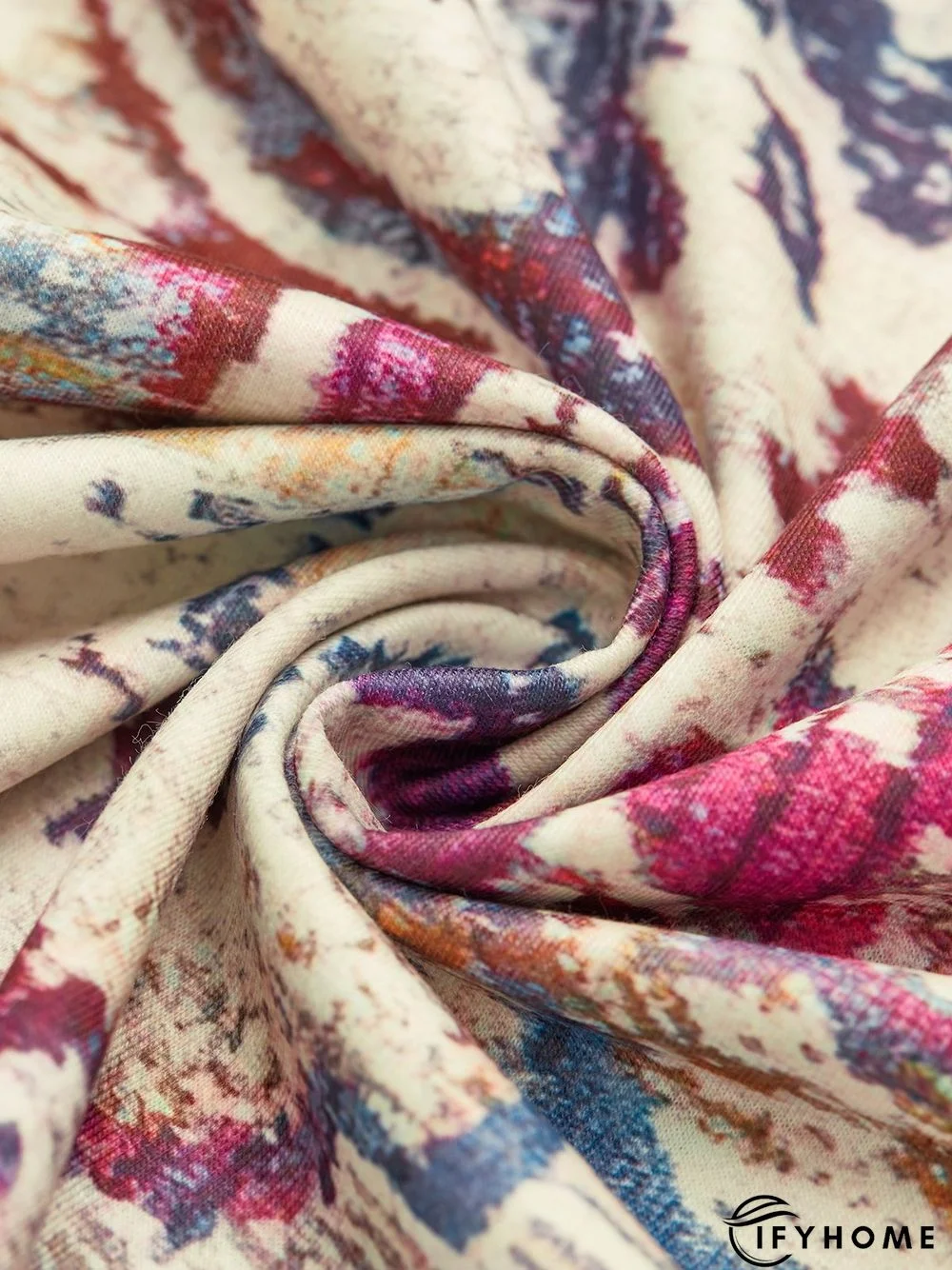 Ethnic Short Sleeve Buttoned Crew Neck Casual Tunic T-Shirt | IFYHOME