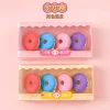 8 BOXES Cute Ice Cream Candy Shapes 4in1 Erasers Set for Kids Student Office Exam Stationery Gift