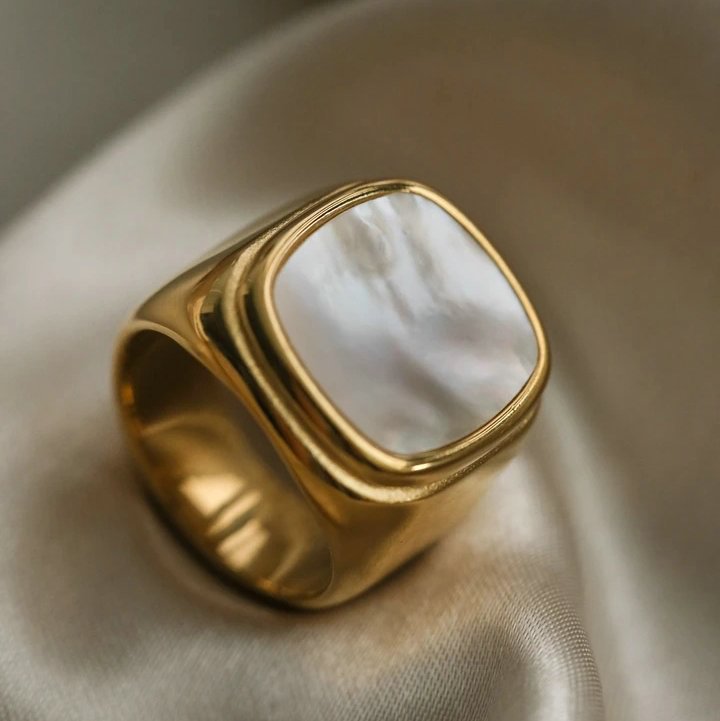 Titanium steel shell ring